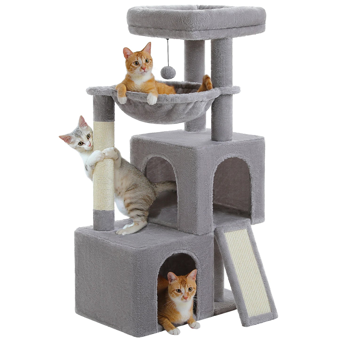 PAWZ Road Large Multi Level Cat Tree Tower With 2 Spacious Condos