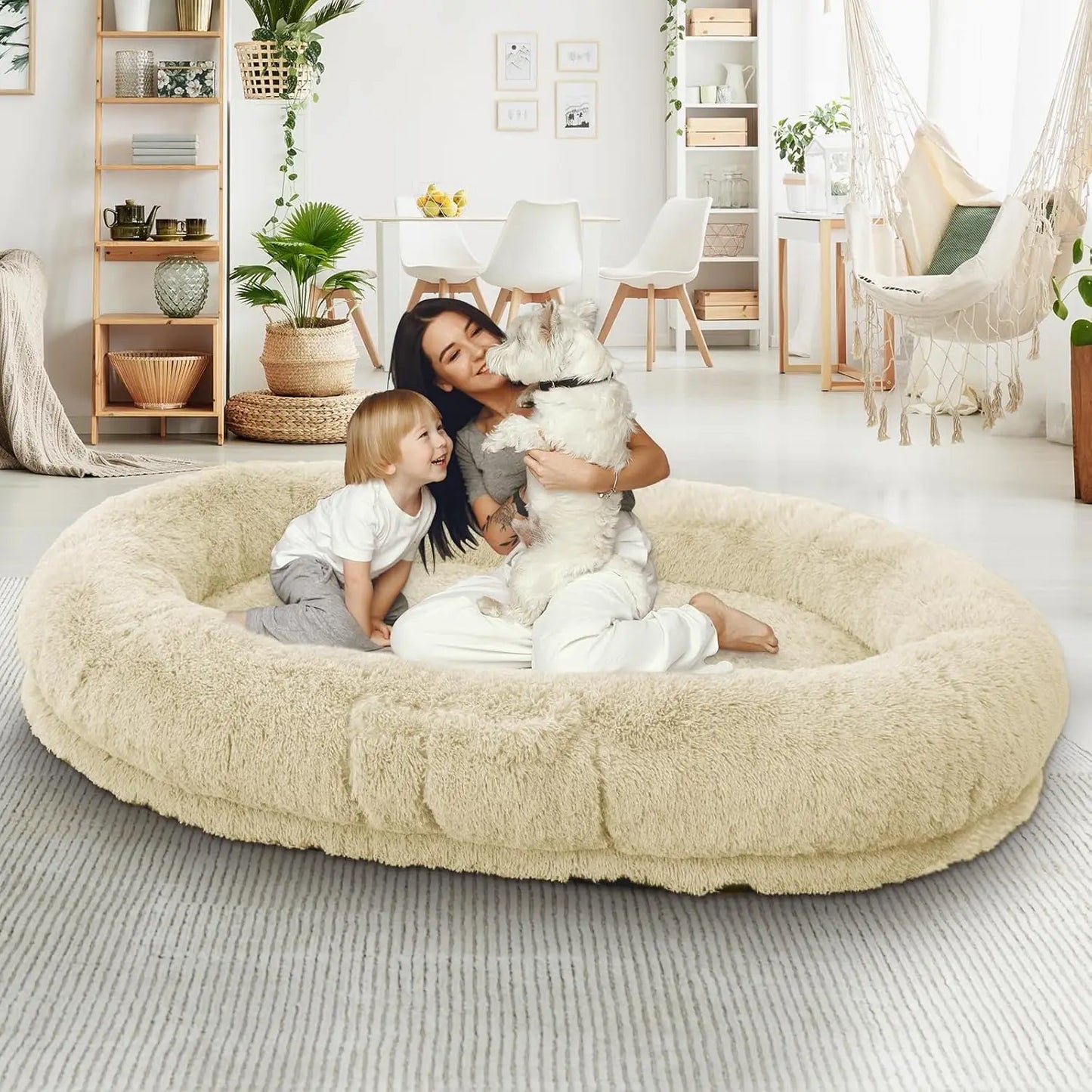 Memory Foam Bed For People And Pets Washable And Waterproof