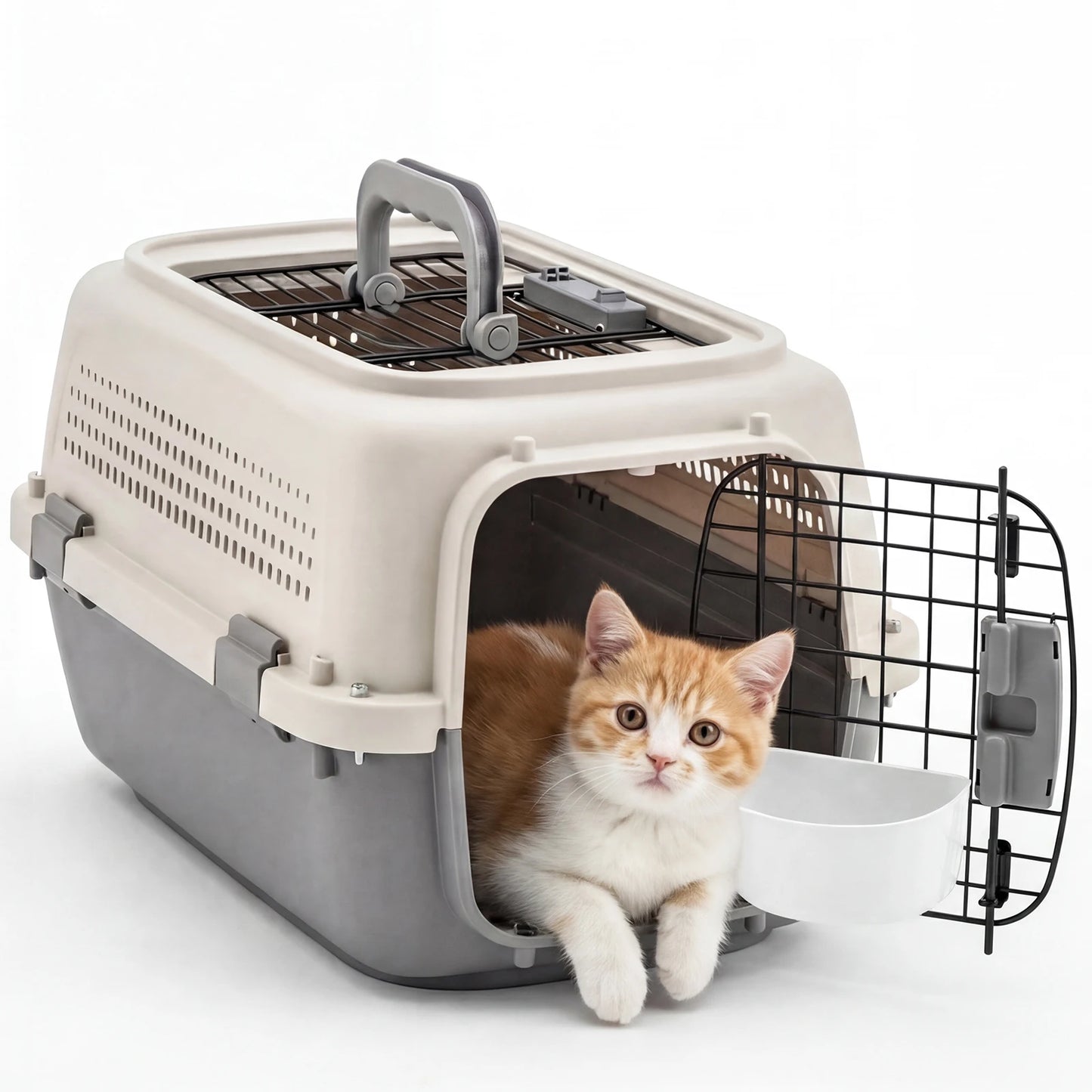 Pet Carrier Travel Crate For Small Dogs Cats With Security Latches