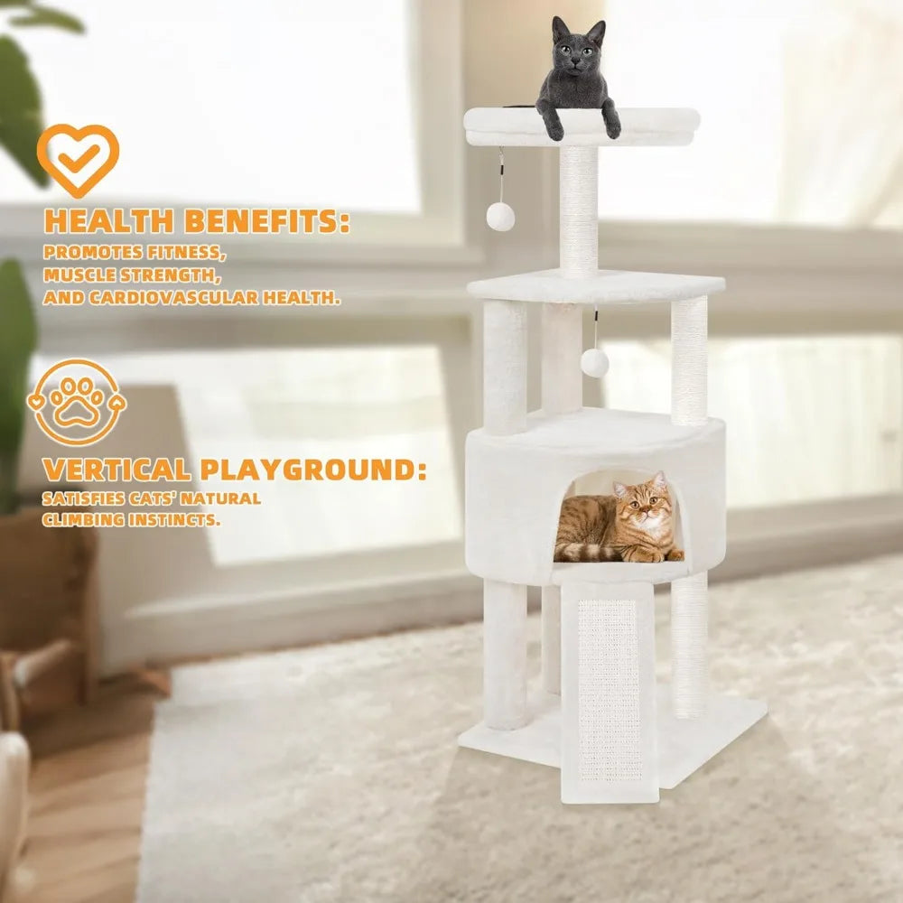 NBVCX Cat Tower With Condo Scratching Posts Toys For Cats