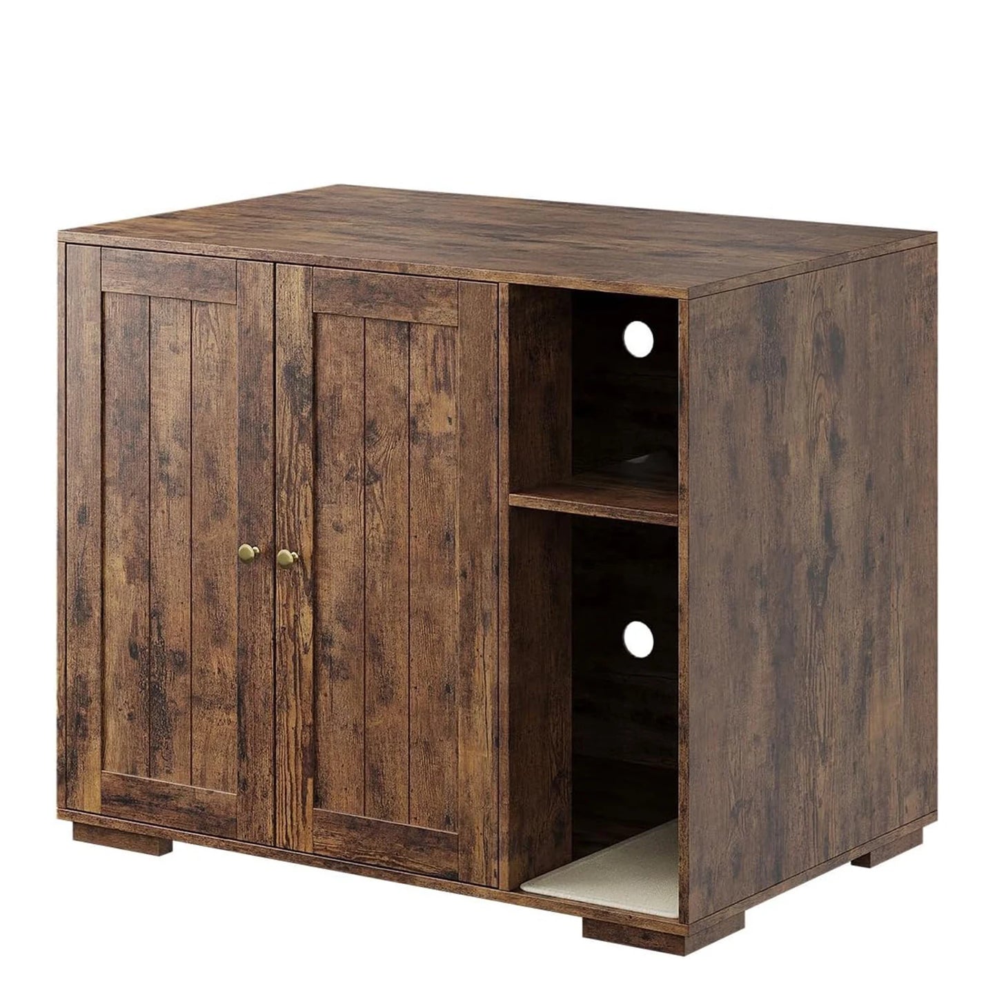 HiMiss Wooden Cat Litter Enclosure For Automatic Litter Robot Systems