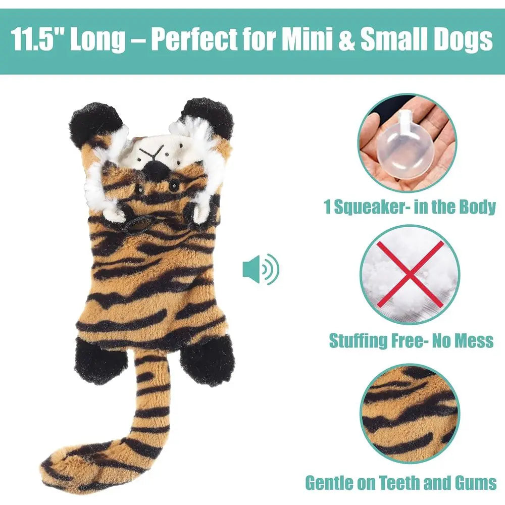 Skinneez Interactive Plush Squeaky Dog Toy For Small Breeds