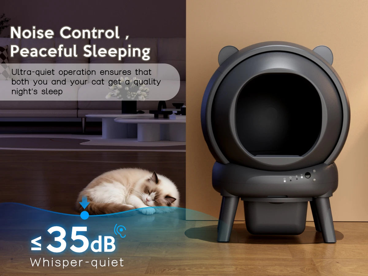Self Cleaning Litter Box With Infrared And Weight Sensor
