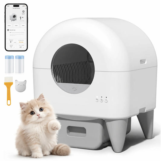 M4 Automatic Smart Cat Litter Box Self Cleaning Fully Enclosed