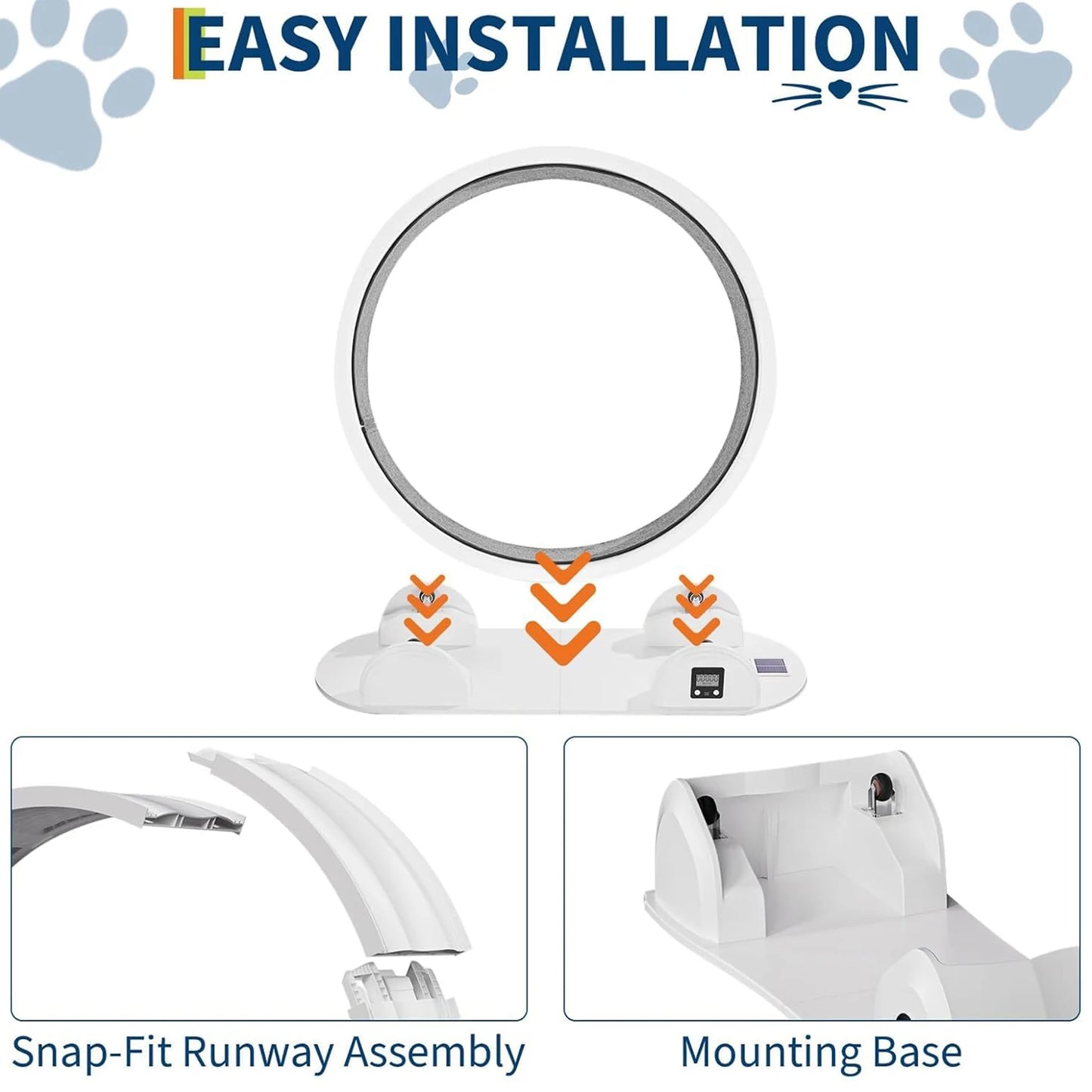 HiMISSCN Cat Exercise Wheel Indoor Treadmill For Cats