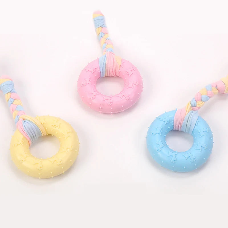 XLeiPet Safe Rubber Dog Toy Bite Resistant Chew Durable