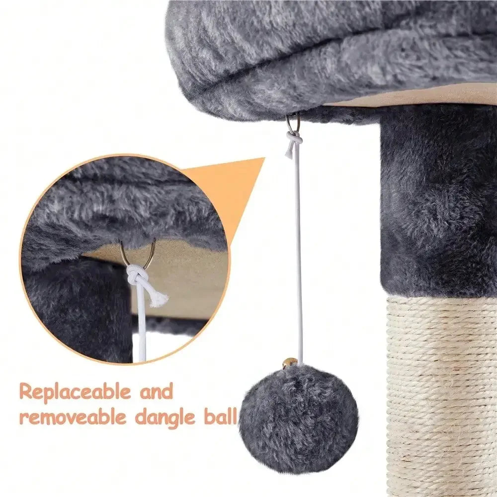 Cat Tree Tower With Condo Perches For Indoor Cats Playhouse