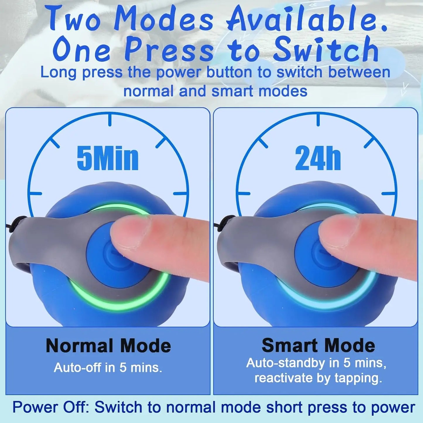 Interactive Cat Toy Ball Indoor Cats Three Tails Two Speeds