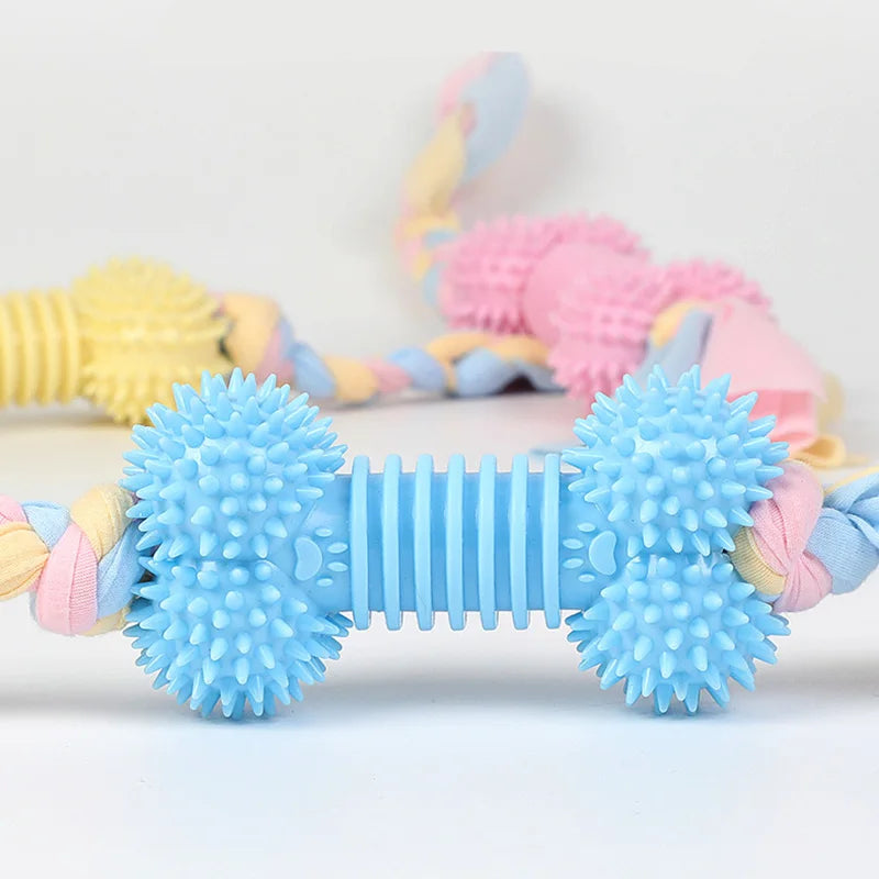 XLeiPet Safe Rubber Dog Toy Bite Resistant Chew Durable