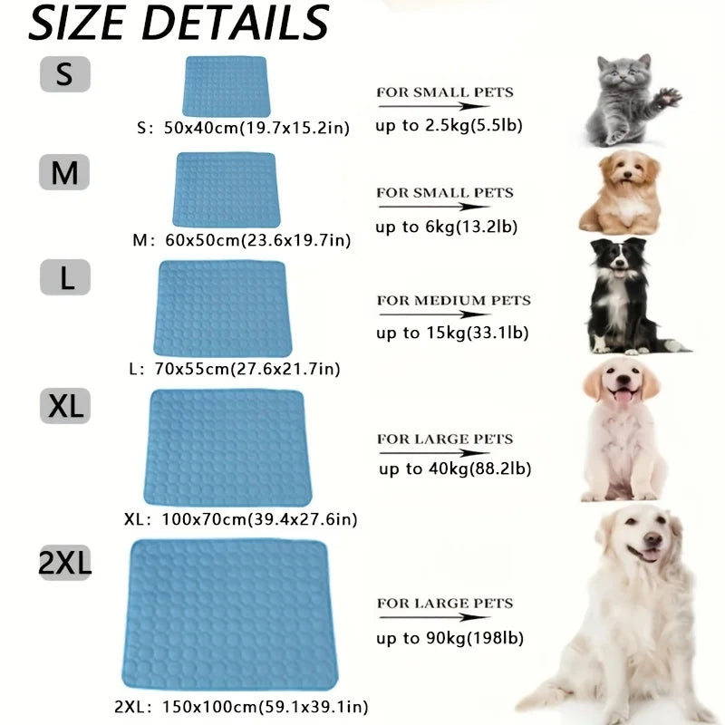 Dog Cooling Mat Self Cooling Pad For Pets And Cats
