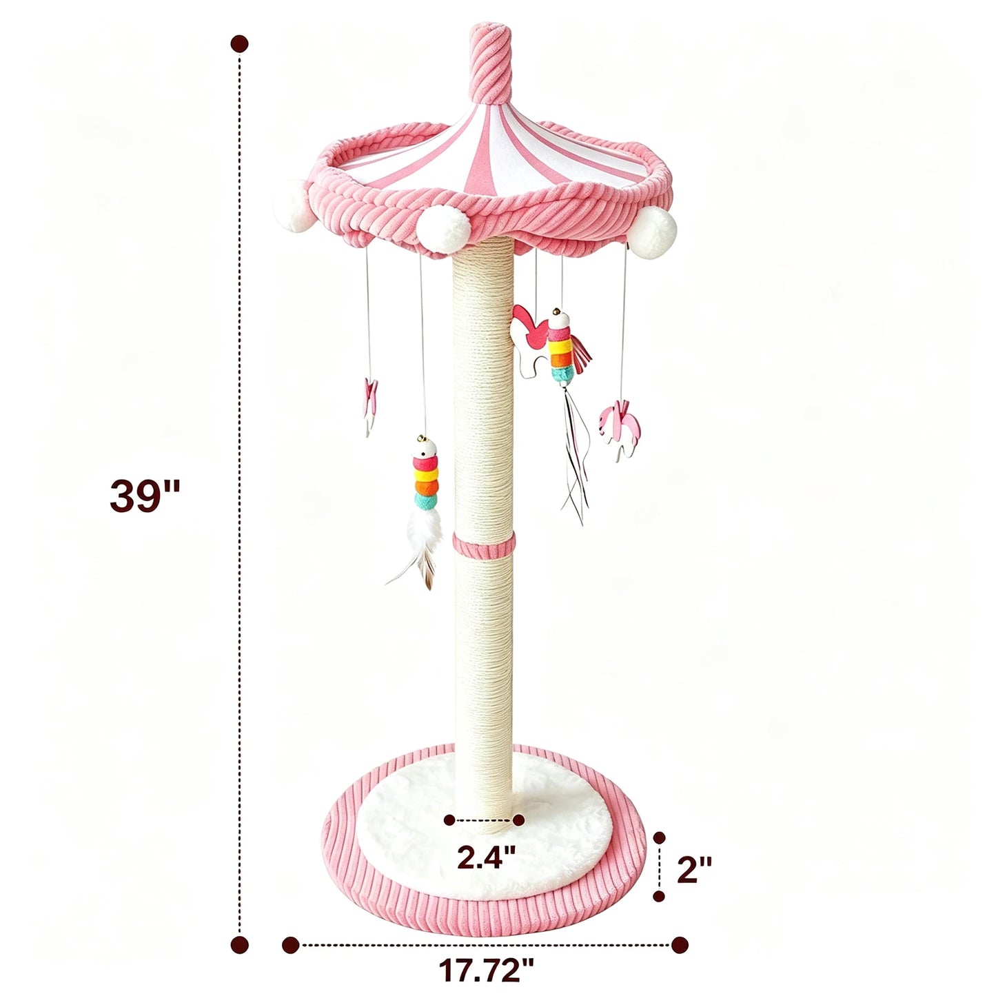CWV Interactive Cat Tree With Rotating Feather Teaser Post
