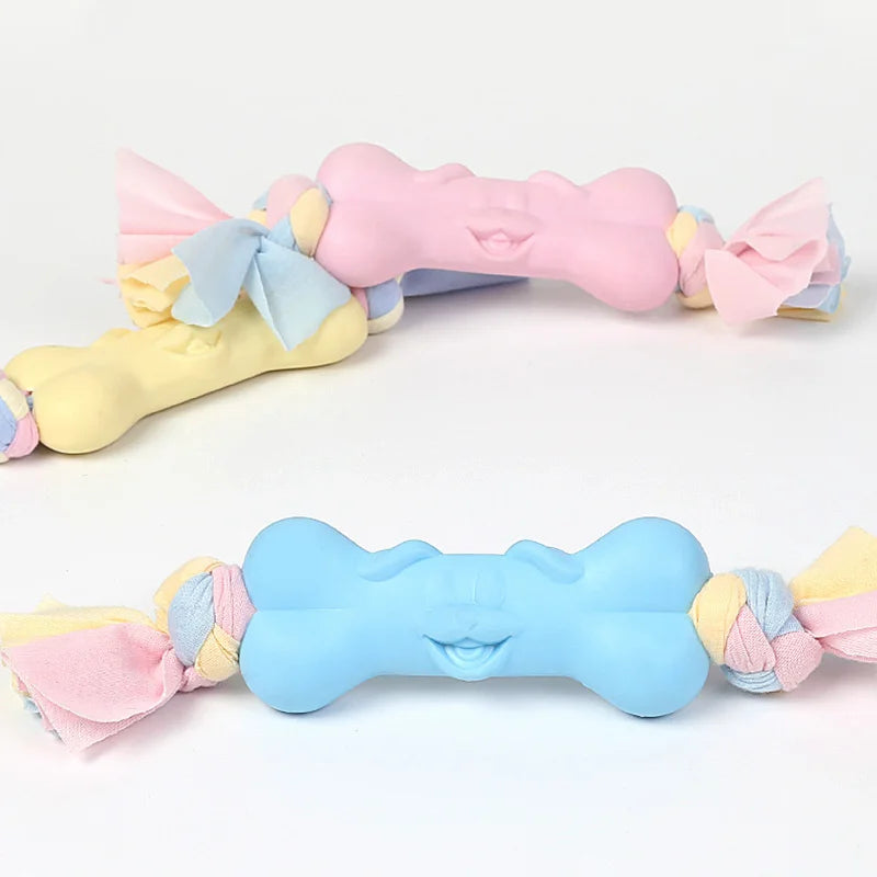 XLeiPet Safe Rubber Dog Toy Bite Resistant Chew Durable