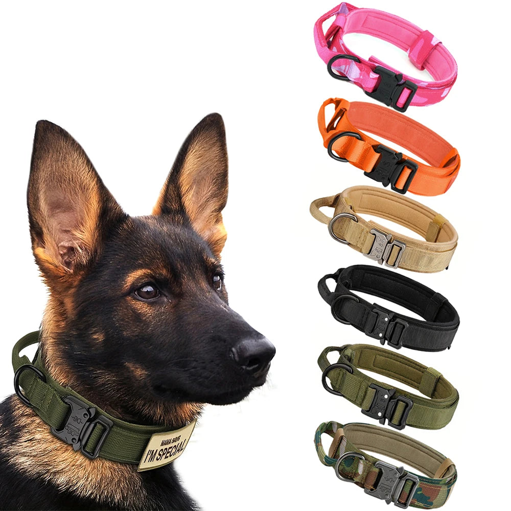 PETRAVEL Dog Training Collar Tactical Leash Set With Control Handle