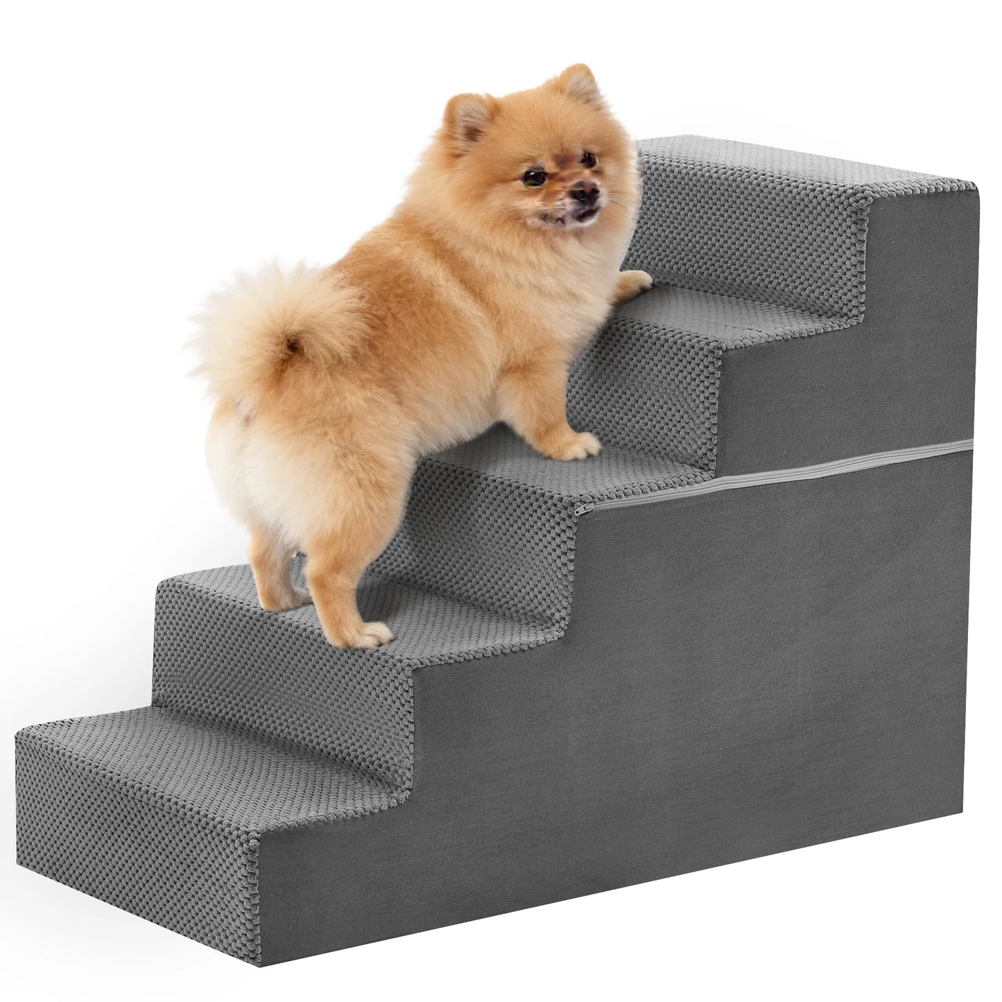 Three To Five Right Angled FoamNonSlip Dog Staircase Ramp