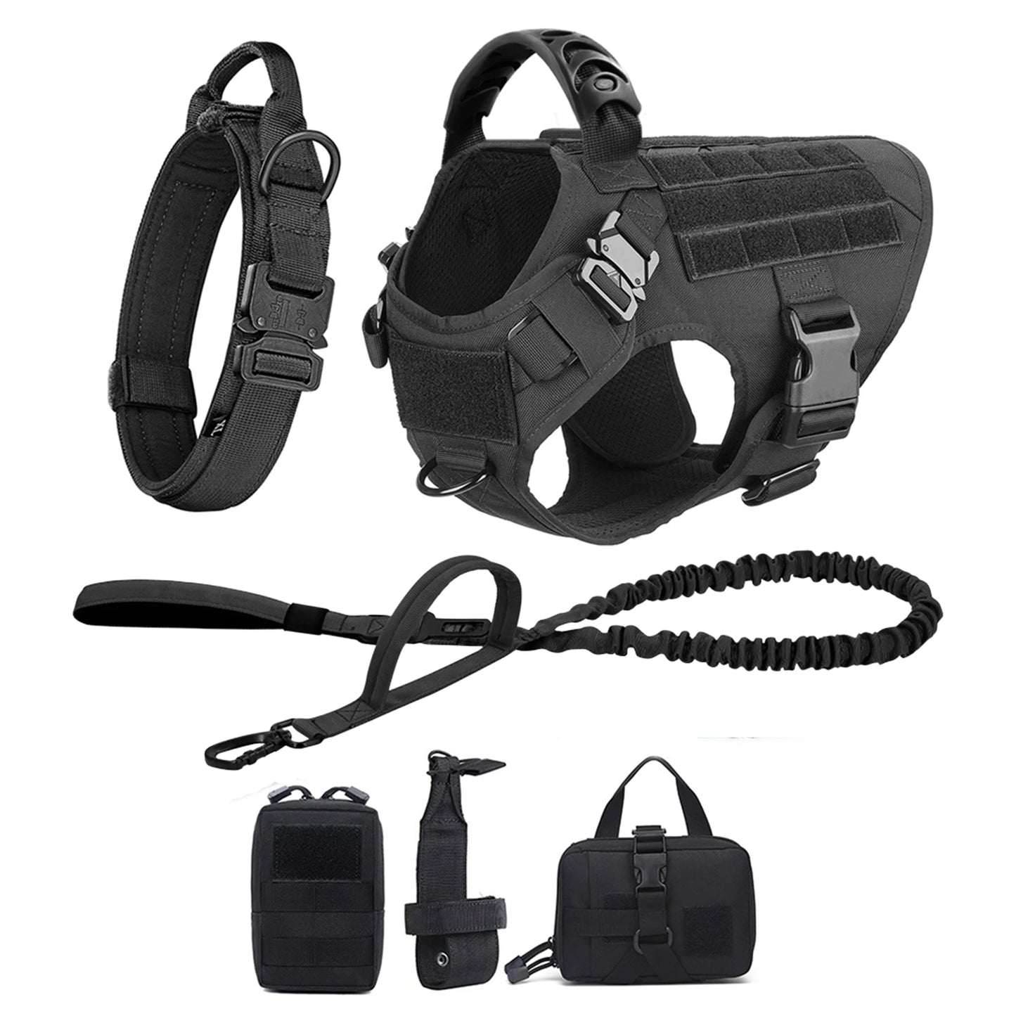 German Shepherd Harness And Leash Set For Training And Walking