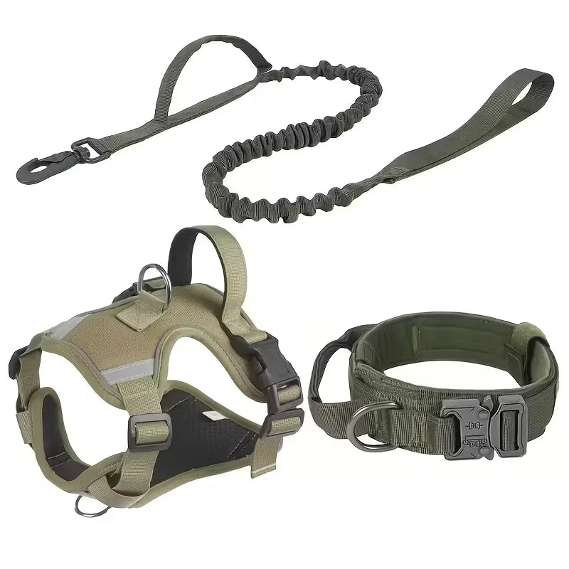 Heavy-Duty Dog Harness With Anti-Slip Padding Front Leash Connector
