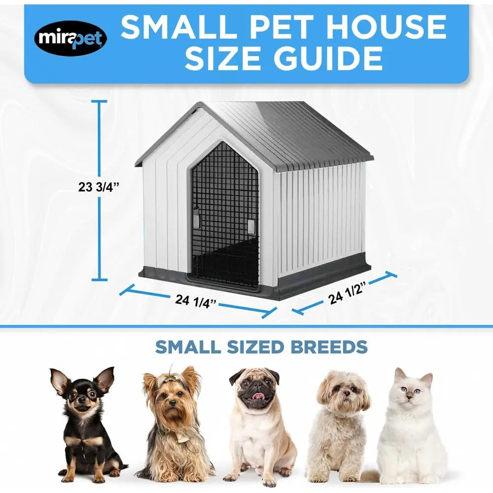 Durable Waterproof Plastic Dog House For Indoor Outdoor