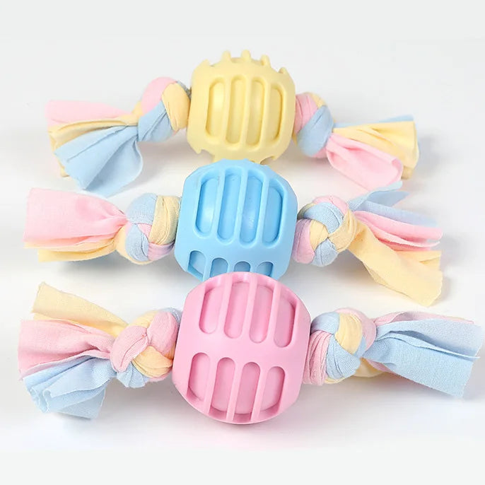 XLeiPet Safe Rubber Dog Toy Bite Resistant Chew Durable