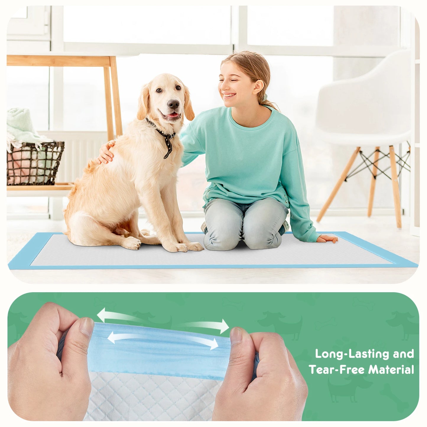 Nonedog Litter 150 Count Disposable Underpads Quick Drying Pads