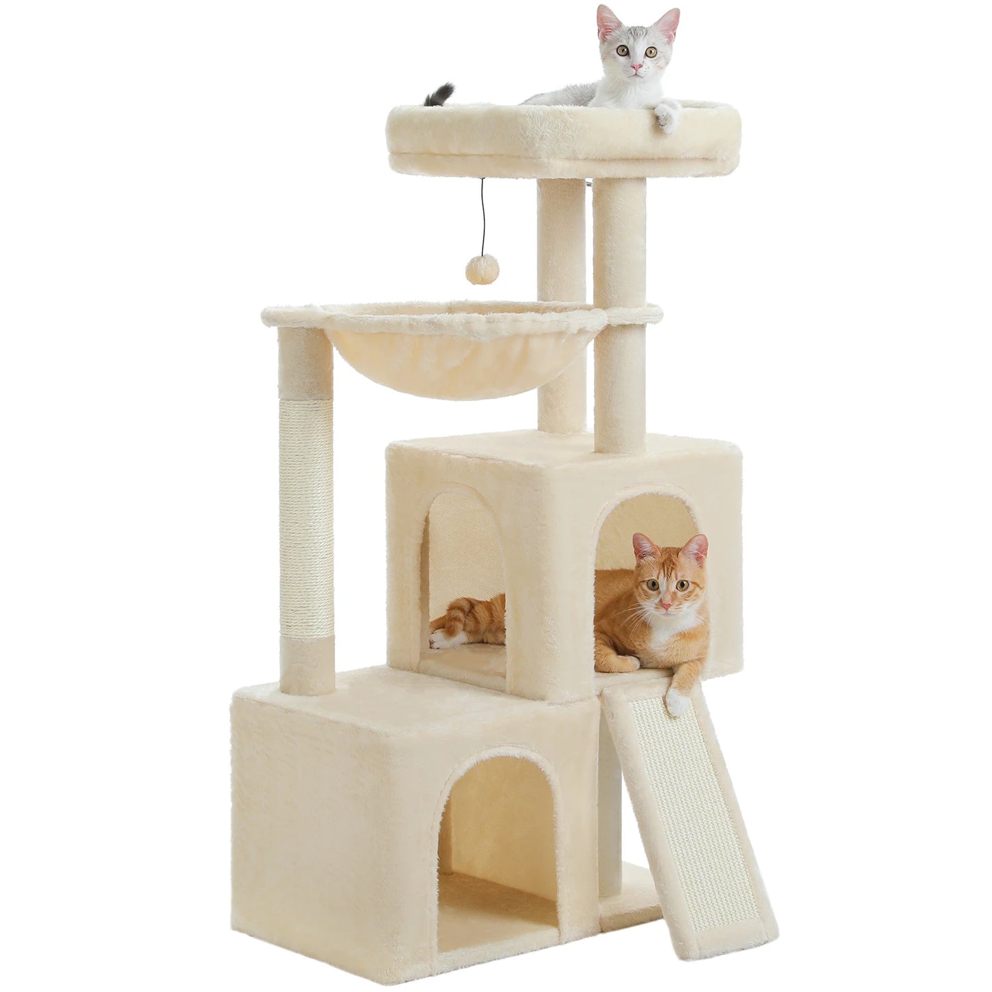 PAWZ Road Large Multi Level Cat Tree Tower With 2 Spacious Condos