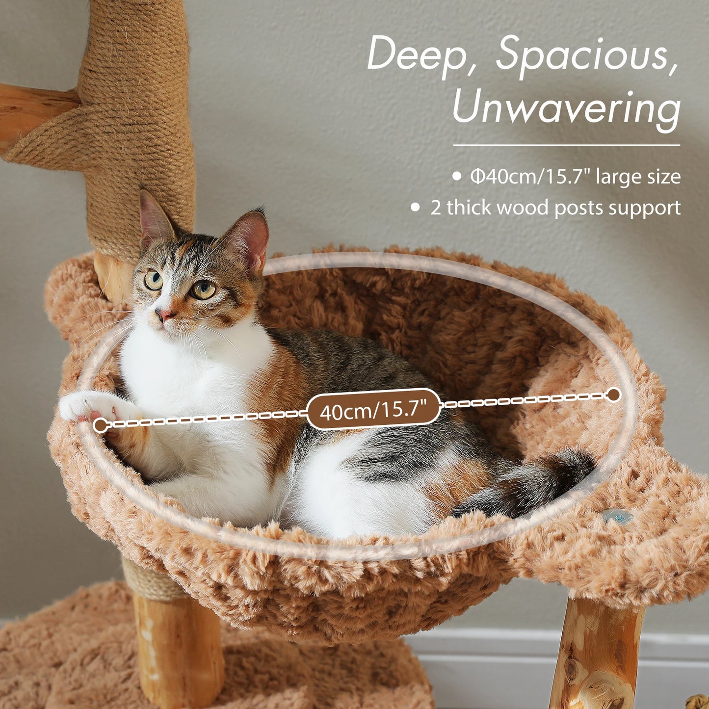 Pawz Road Indoor Cat Tree Tower With Sisal Scratching Post