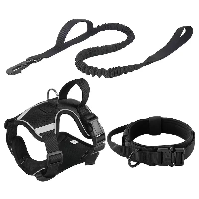 Heavy-Duty Dog Harness With Anti-Slip Padding Front Leash Connector