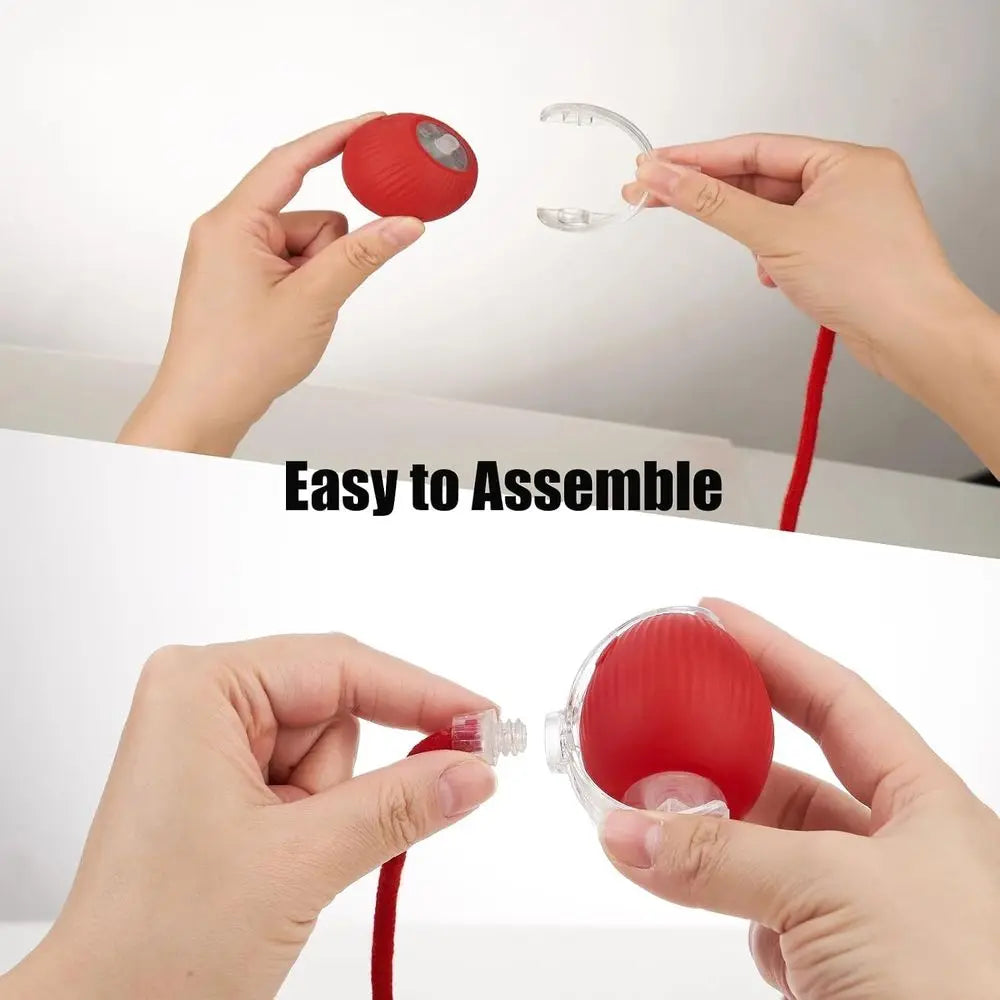 Interactive Pet Ball Toy for Dogs and Cats Rechargeable Rolling