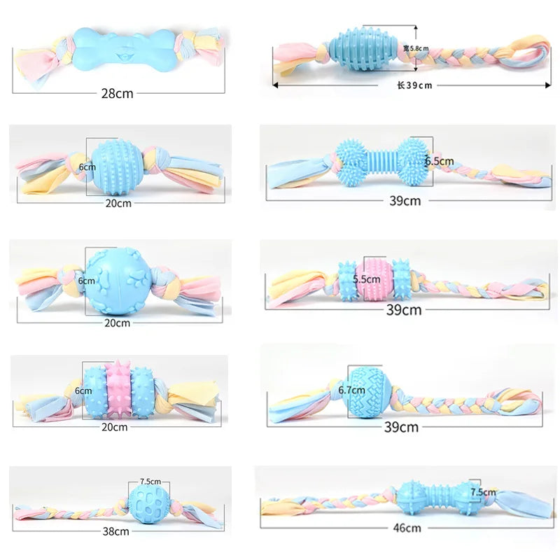 XLeiPet Safe Rubber Dog Toy Bite Resistant Chew Durable