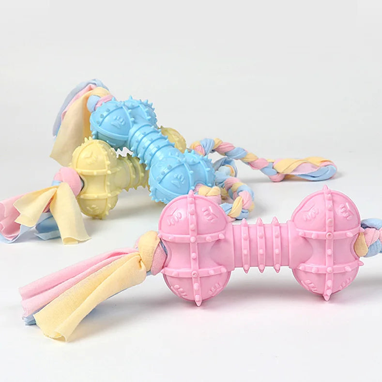 XLeiPet Safe Rubber Dog Toy Bite Resistant Chew Durable