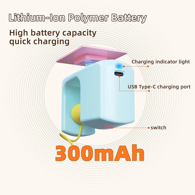 Booteely Cat Toy Swing Sticky Disc With Bell Teasing Rope