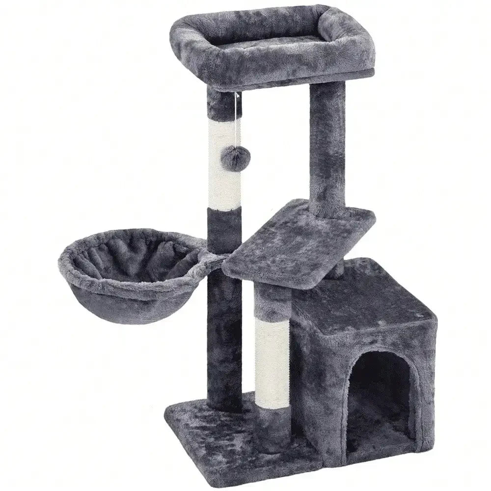 Cat Tree Tower With Condo Perches For Indoor Cats Playhouse