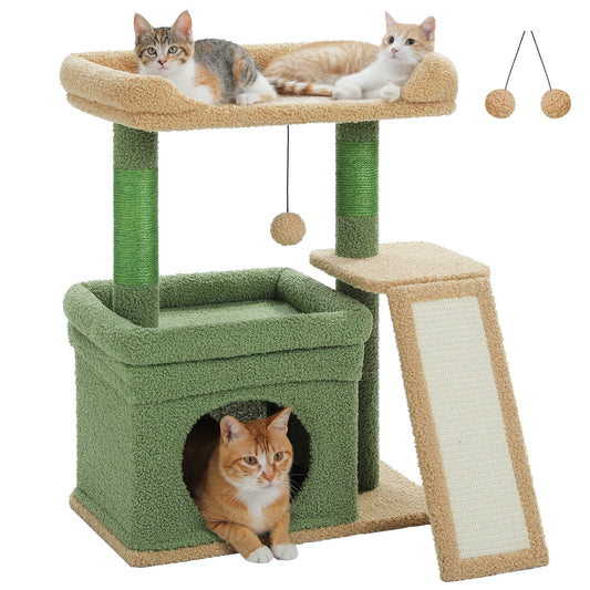 PAWZ Road Indoor Cat Tree Tower With Sisal Scratching Post