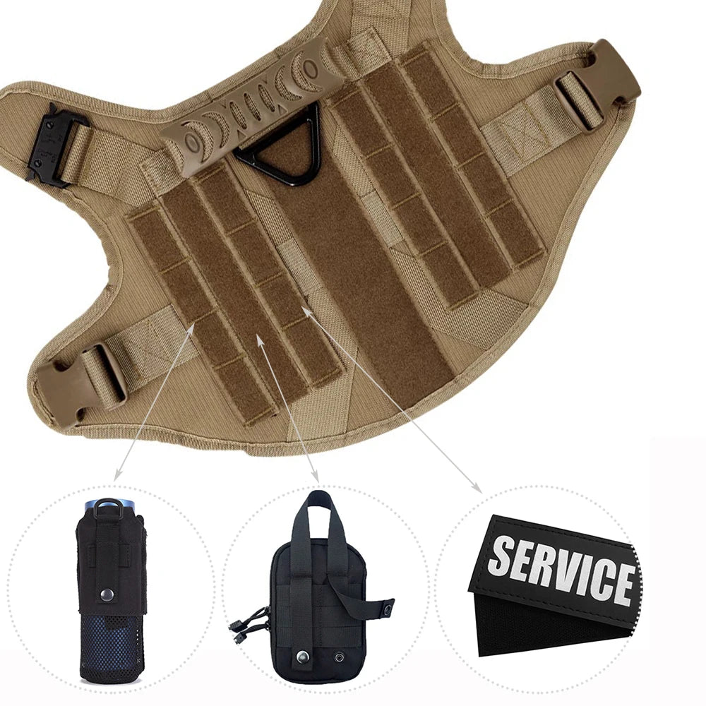 German Shepherd Harness And Leash Set For Training And Walking