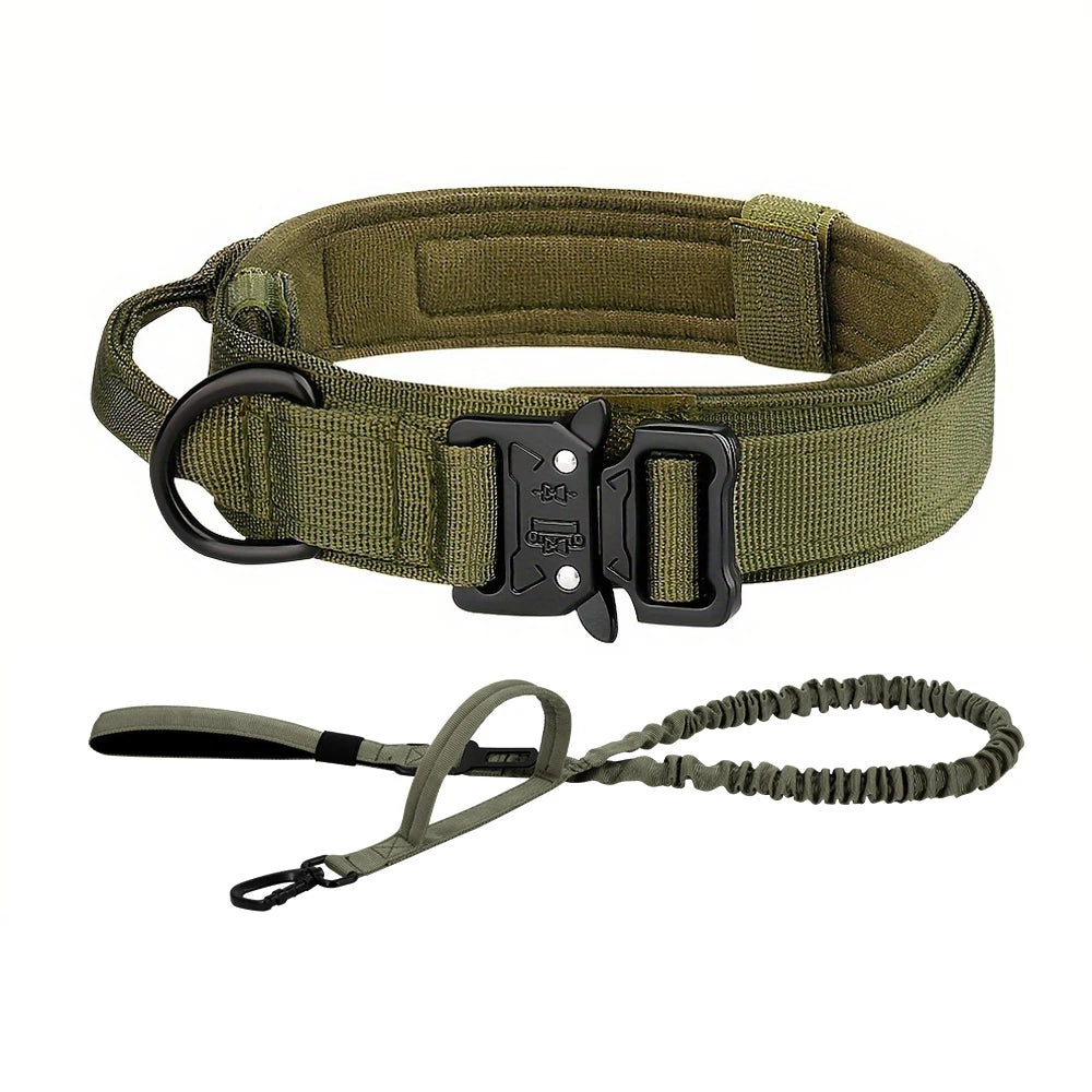 PETRAVEL Dog Training Collar Tactical Leash Set With Control Handle