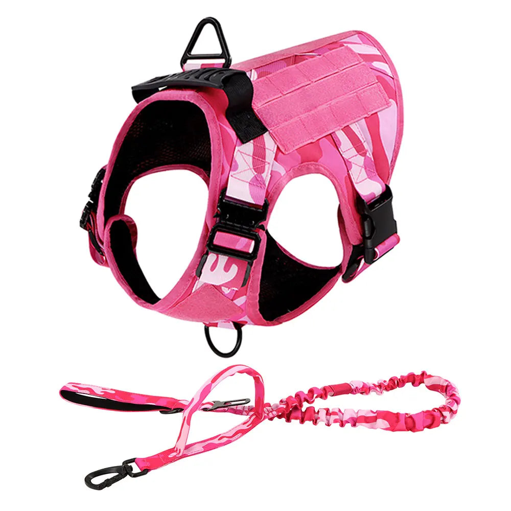 Military Camouflage Dog Harness For Large And Medium Dogs