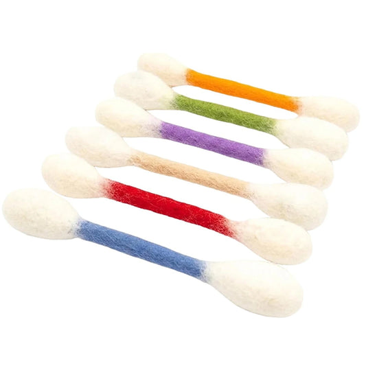 Giant Catnip Cotton Swab Toy for Teeth Cleaning Felt