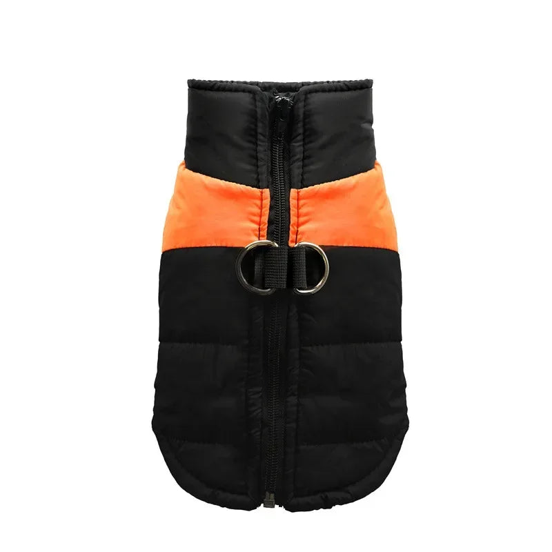 NONECN Waterproof Warm Dog Coat Winter Jacket Padded Zipper For Dogs