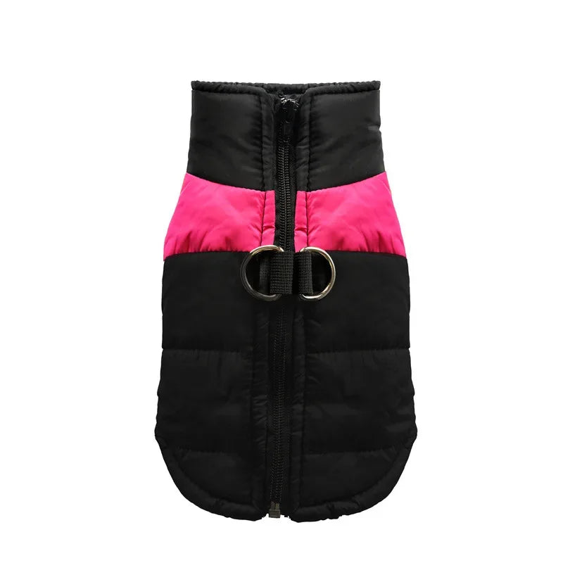 NONECN Waterproof Warm Dog Coat Winter Jacket Padded Zipper For Dogs
