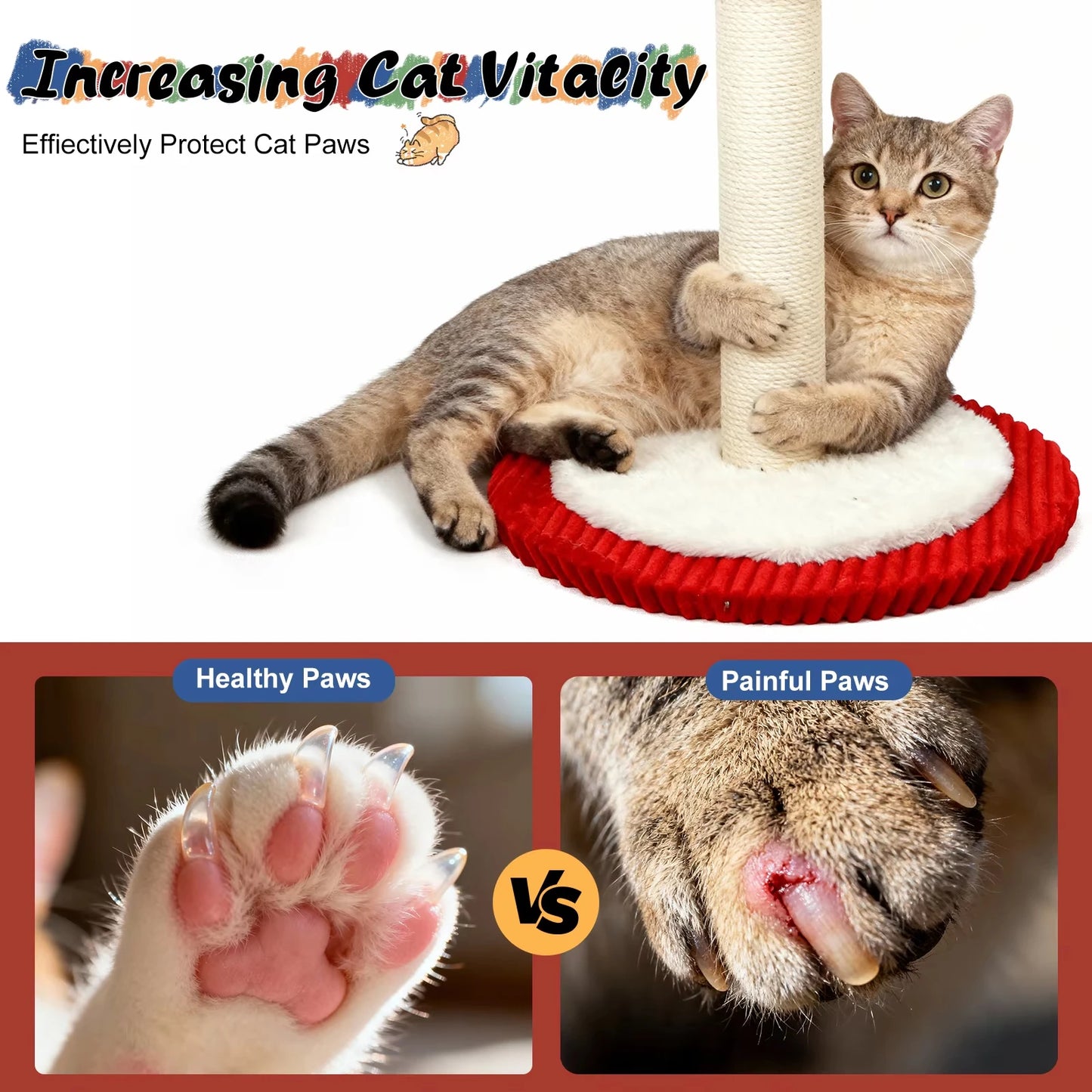 CWV Interactive Cat Tree With Rotating Feather Teaser Post