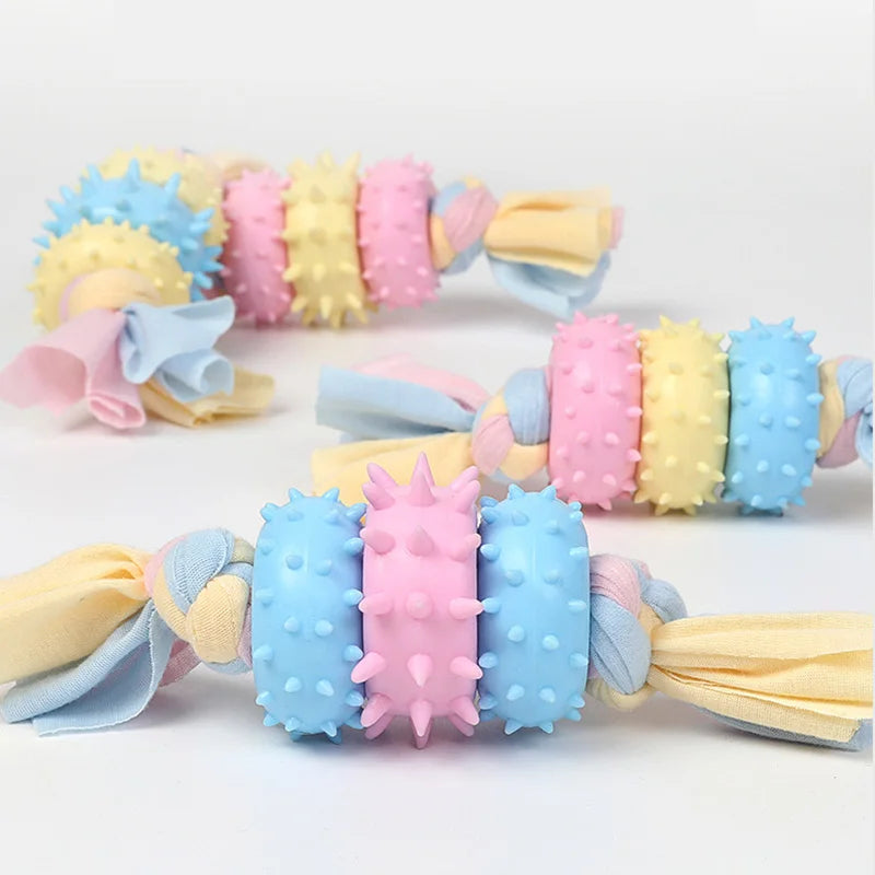 XLeiPet Safe Rubber Dog Toy Bite Resistant Chew Durable