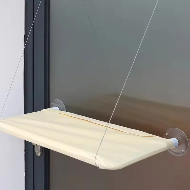 Ultra Soft Cat Window Hammock Bed Securely Mounted Cat Perch