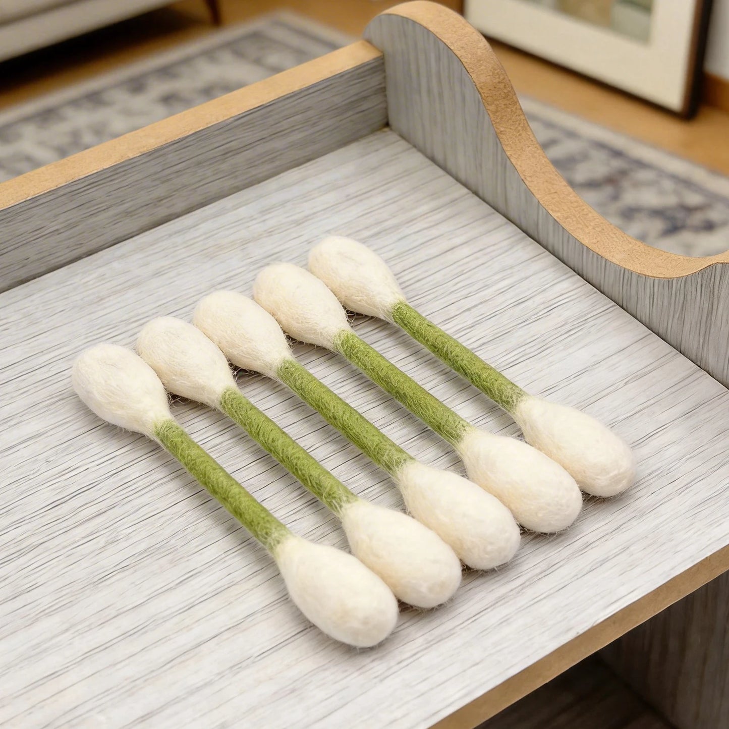 Giant Catnip Cotton Swab Toy for Teeth Cleaning Felt