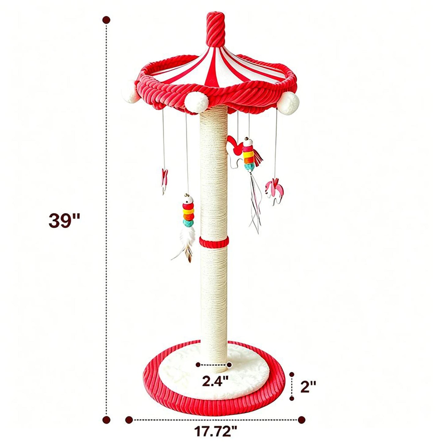 CWV Interactive Cat Tree With Rotating Feather Teaser Post