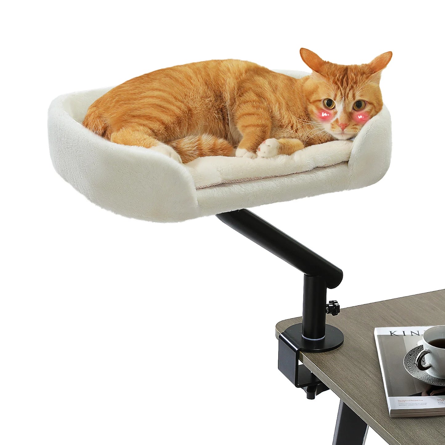PAWZ Road Cat Desk Bed With Rotating Adjustable Stand