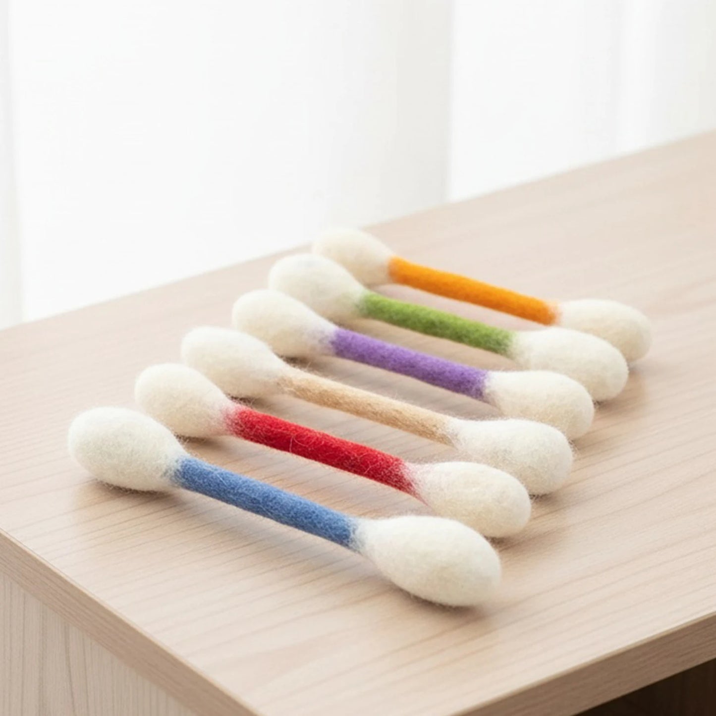 Giant Catnip Cotton Swab Toy for Teeth Cleaning Felt