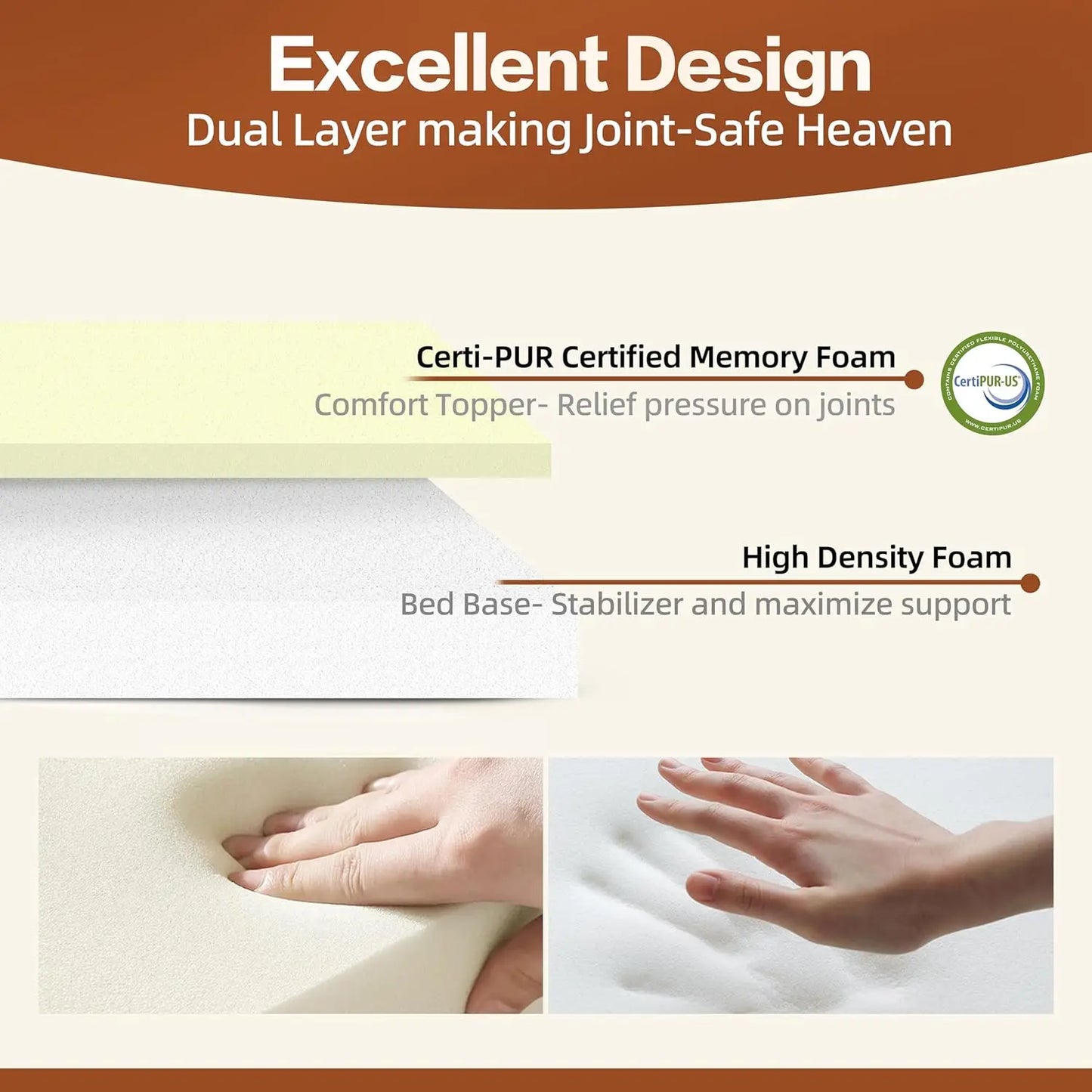 Memory Foam Large Dog Bed Orthopedic Couch With Washable Cover