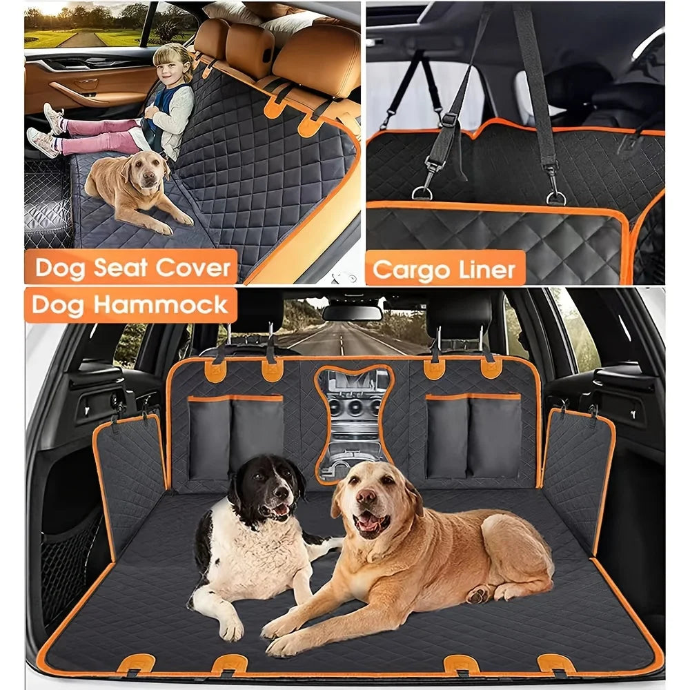 NONECN Waterproof Dog Car Seat Cover Hammock 600D Heavy Duty
