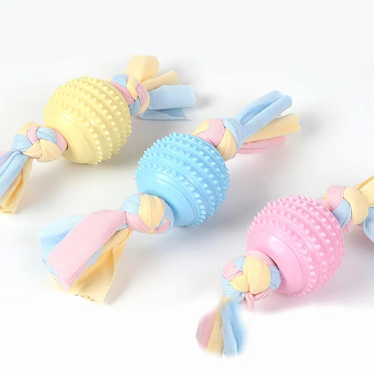 XLeiPet Safe Rubber Dog Toy Bite Resistant Chew Durable