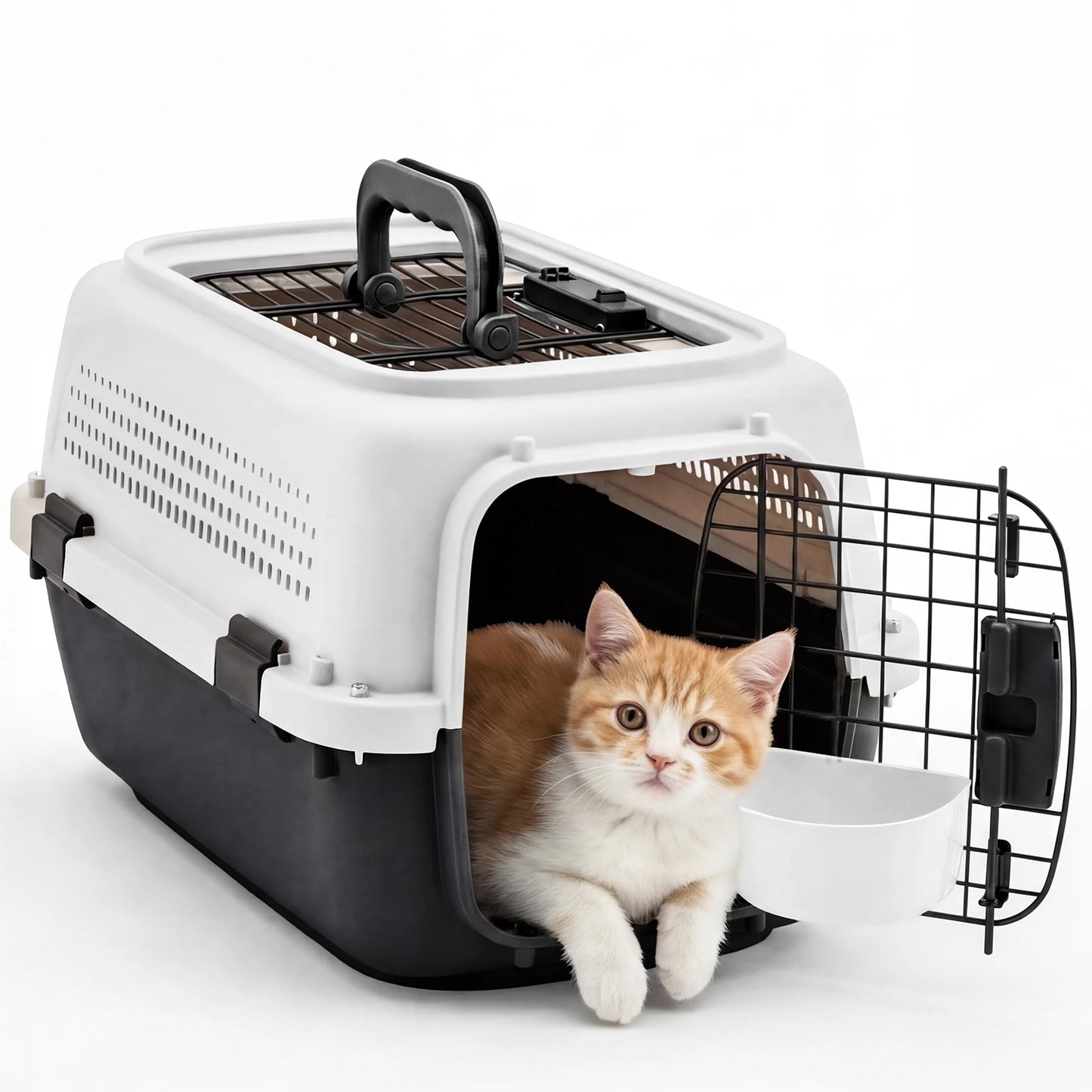 Pet Carrier Travel Crate For Small Dogs Cats With Security Latches
