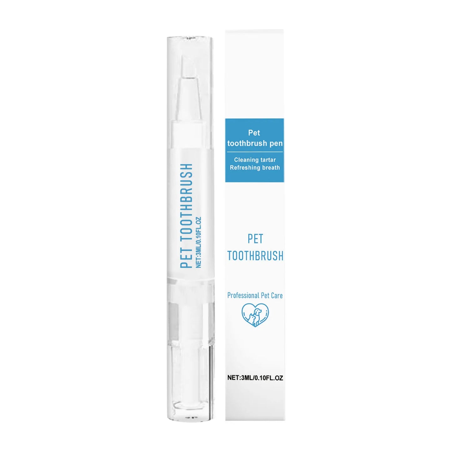 Pet Toothbrush Pen For Dogs And Cats Fresh Breath Cleaning